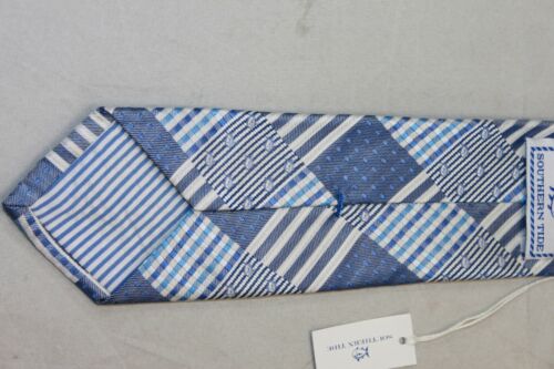 Southern Tide men's Blue Geometric Skipjack Tuna print tie MSRP $85 