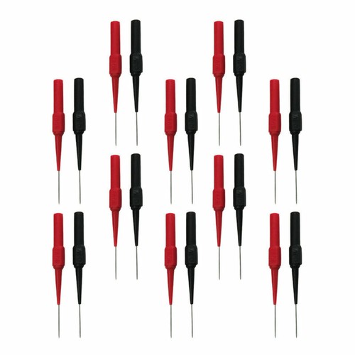 20pcs Multimeter Test Lead probe Extention Back Piercing Needle Tip Test Probes