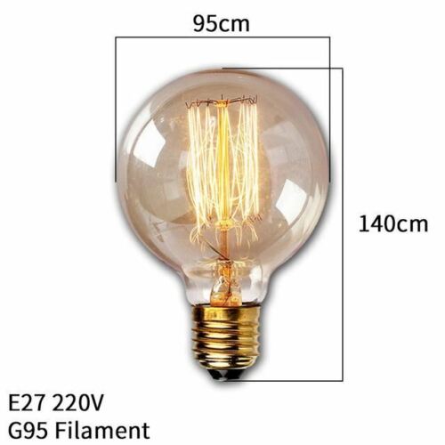 Retro Vintage Edison Birnen E27 40w 220v Ampulle Lampe Filament 