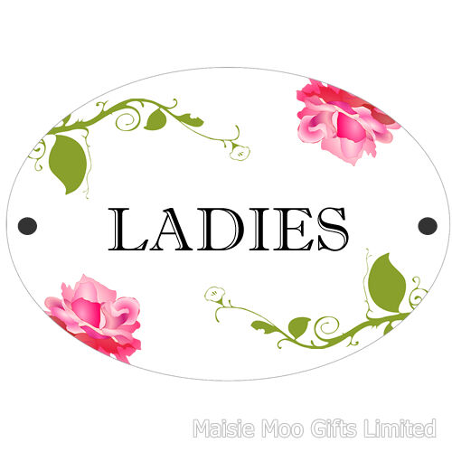 Ladies Gents Male Female Cafe Pub B/&B Hotel Toilet Door Sign Plaque Shabby Chic