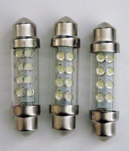 Details about   3 BBT Brand 41mm 12 volt Festoon Type LED Light Bulbs for RVs 
