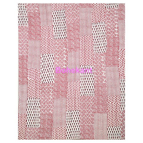 Details about / Indian handmade block printed cotton kantha bed cover kantha throw bed decor
