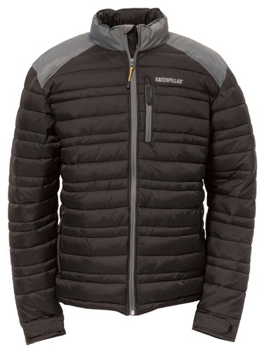 CAT Caterpillar Defender Insulated Jacket Mens Water Resistant Quilted Work Coat