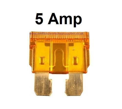CAR SPARE 20x Standard lame fusibles 5 AMP FOR Marine & Automotive 1 