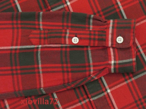 Men/'s Polo Ralph Lauren Rugged Plaid Twill Cotton Workshirt Button Front Shirt
