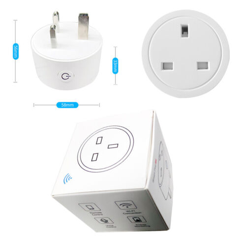 5/10x TUYA APP Wifi Smart Power Socket Timer Switch Outlet f Alexa Google Home 