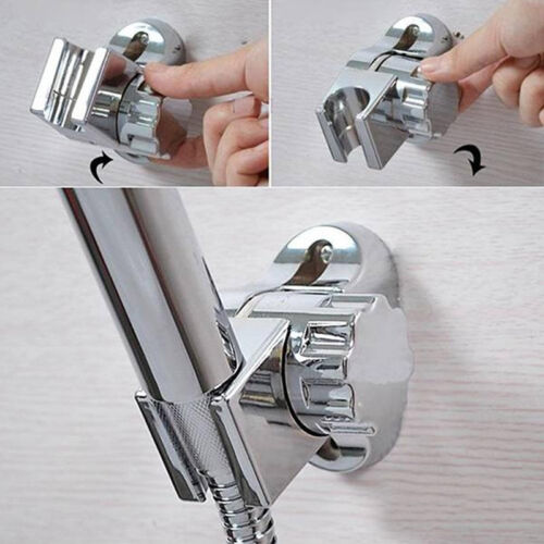 Shower Head Handset Holder Bathroom Wall Mount Adjustable Suction Bracket CN 