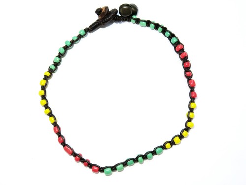 Ladies Girls Reggae Raste Bead Bell Ankle Bracelet Foot Anklet Hippy Boho