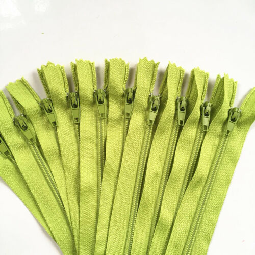 50pcs mix 6-32Inch Nylon 3# Coil Zippers Tailor Sewer Craft Crafter's &FGDQRS 