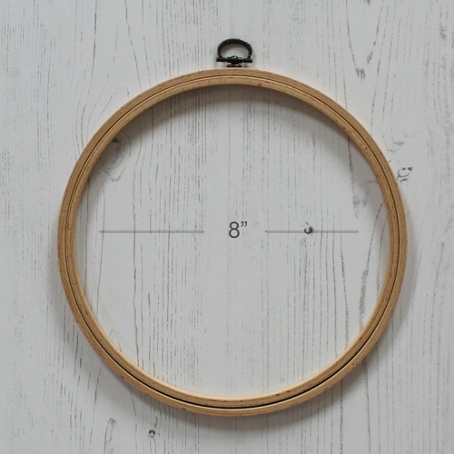 Nurge embroiery cross stitch Hanging Display Hoop Anneau en lisse Hêtre