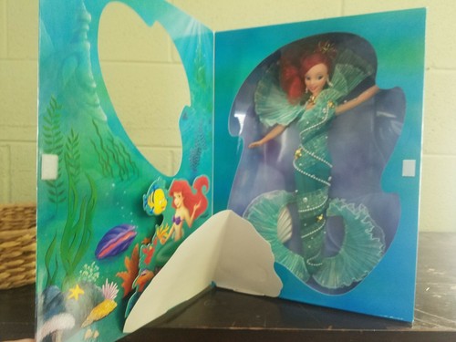 Disney Barbie Little Mermaid Aqua Fantasy Ariel Doll Film Premiere Ed 17827 RARE