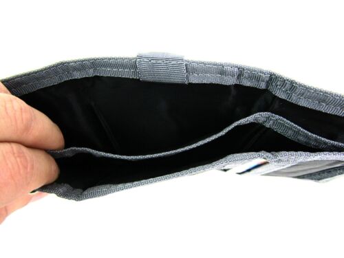 UNISEX CANVAS SPORTS WALLET CREDIT CARD HOLDER COIN POUCH PURSE BELT CLIP LOOP