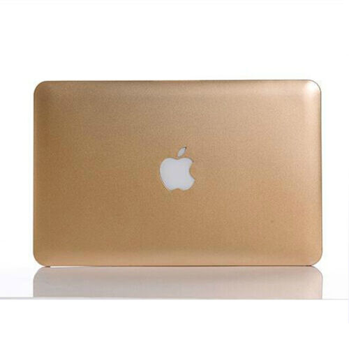 2in1 Champagne Gold Metallic Frosted Case Cover for Macbook Air Pro 11/" 13/" 15/"