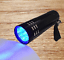 UV Ultra Violet 9 LED Flashlight Mini Blacklight Tactical Torch Light Lamp Black