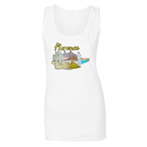 Trip To Florence Italy Travel World Ladies T-shirt//Tank Top tt61f