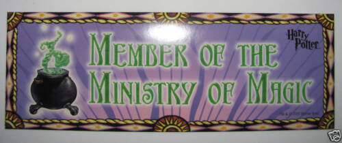 Harry Potter MinistryMagicScrapbook LabelBottle Sticker