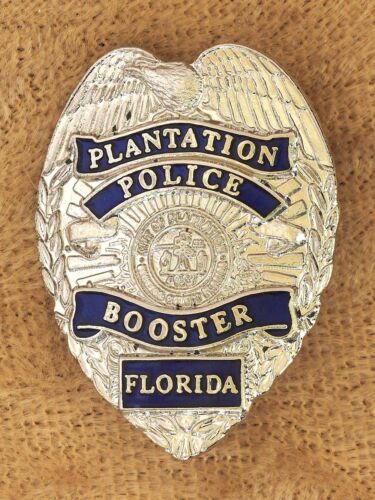 Plantation Police Dept Florida FL Mini Booster Badge Lapel Pin