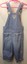 GIRLS-OSH-KOSH-Blue-White-FARMER-ENGINEER-STRIPED-DENIM-BIB-OVERALLS-24-Mths