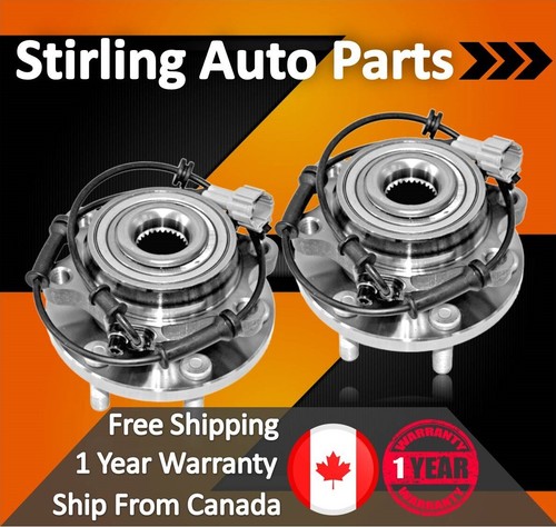 2007 2008 For Ford Explorer Sport Trac Front Wheel Bearing and Hub Assembly x2