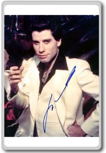 John Travolta Autographed Preprint Signed Photo Fridge Magnet