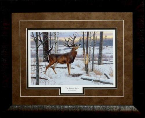 Cynthie Fisher The Jordan Buck Deer Art Pint-Framed 21 x 17