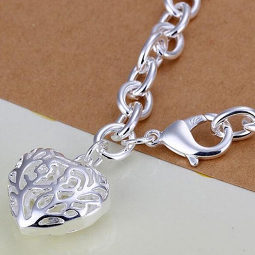 20cm For Women Hollow Out Heart Bangles Chain Link Bracelet Bracelet
