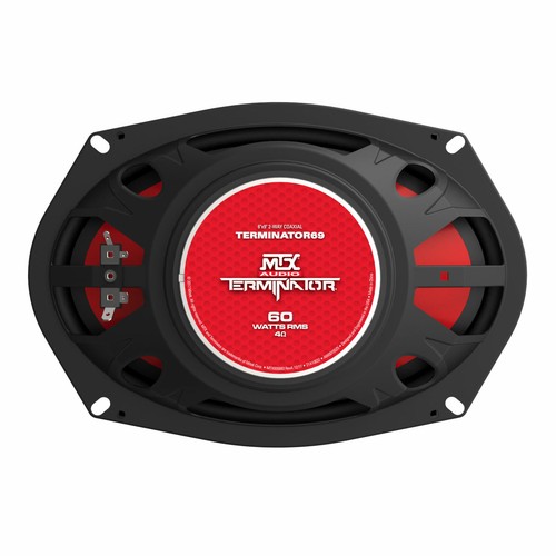 MTX Terminator69 60 Watt RMS 2 Way Polypropylene Coaxial Car Speakers Pair