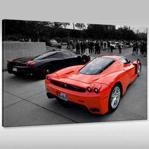 Bilder Drucke Axion 23 Leinwandbild Canvas Wandbild Kunstdruck Auto Sportwagen Ferrari Enzo Mobel Wohnen Raizlatina Com Br