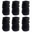 60 Pieces Soft Elastic Black Thick Hair Bands Large Cotton Stretch Hair Ties for