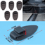 40 Pcs Car Mat Carpet Foot Pad Edge Retaining Fastener Fixed Black Plastic Clips