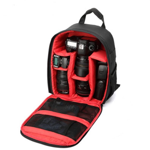 Travel Waterproof DSLR Camera Bag Backpack Rucksack For Canon Nikon Sony UK