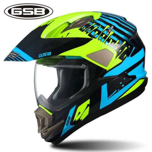 NEW Motorcycle Helmet Full Face Motocross Rally Safety Helmet Tide Cool ECE