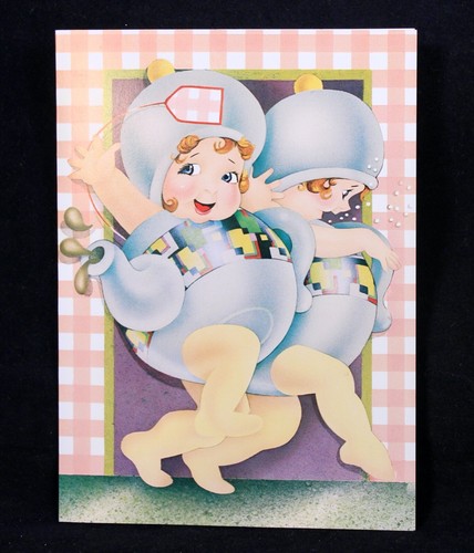 4 1982 /"Cream In My Coffee/" Friendship Greeting Cards By Rainboworld Four
