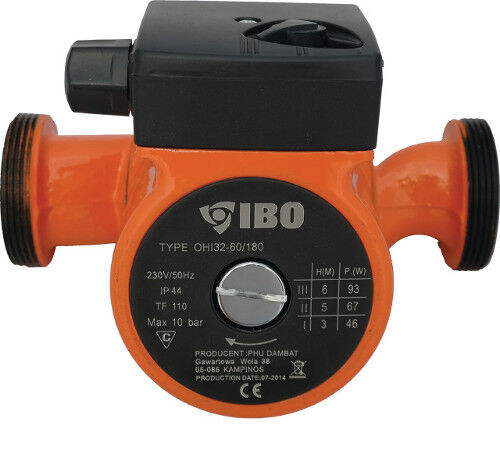 IBO OHI 32-60/180 Circulator Pump Cent Heating replaces GRUNDFOS DAB MYSON WILO 