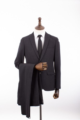 Men/'s Grey Suit Drescott Tailored Fit 36R W30 L34