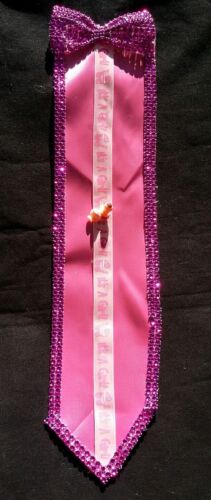 BABY SHOWER TIE RIBBON PINK  DAD TO BE BABY SHOWER,Mom to be,sash,Favors,Gift 