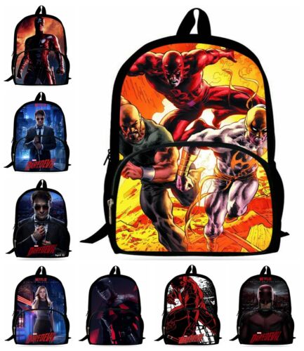 Daredevil Marvel 3D Print Notebook Bag Girls Boys Travel School Backpack A23