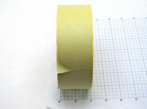 LOT OF 4 ROLLS 3M PAPER MASKING TAPE 2/" x 60 YARD