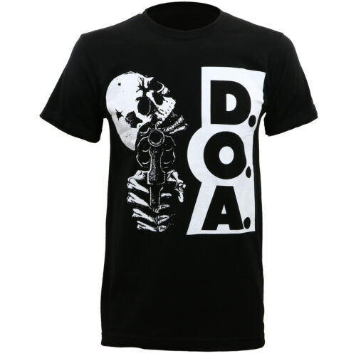 Authentic D.O.A Skull Slim-Fit Hardcore Punk T-Shirt S-2XL NEW