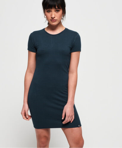 Superdry Womens Evie Textured T-Shirt Dress 
