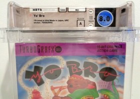Yo' Bro (NEC TurboGrafx-16, 1991) TG16 NEW SEALED GRADED WATA 8.0 A USA Version