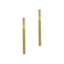 10k Solid Gold Screw Threaded Earring 11.5mm Post White or Yellow 2 PCS