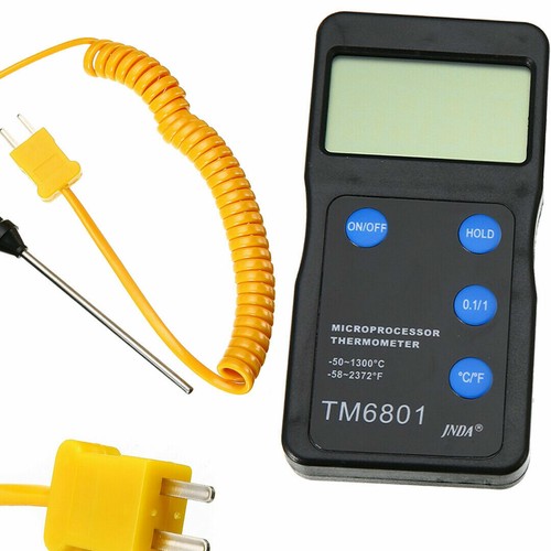 Sonde Digital Temperaturmessgerät K Typ Hochtemperatur Thermometer 1300℃ 2327℉