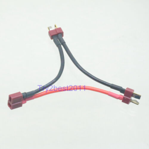 Dean T-Plug Y Wire Harness T Plug Series Battery Pack Connector Adapter Cable