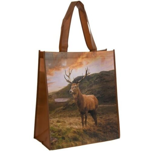 Scenic Majestic Stag Reusable Travel Foldable Tote Shopping Bag 35x19x40cm