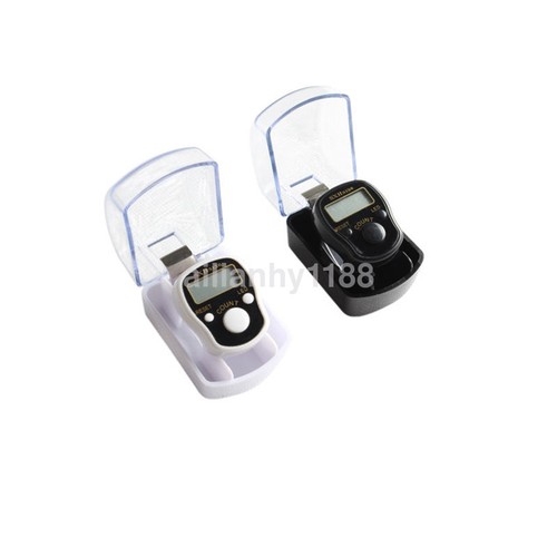 CA LED Digital Light Finger Ring Tally Row Counter Knitting Row Counters Clicker