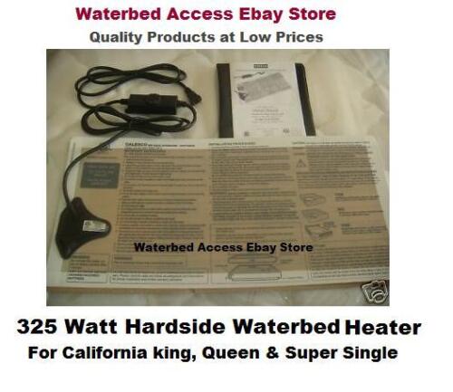 Waterbed Heater for California king queen /& super single hardside water beds