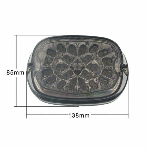 Smoke Lens Brake Turn Signal LED Tail Light Motorcycle for Dyna Softail Electra