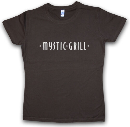 MYSTIC GRILL Femmes T-shirt vampire SIGNE Restaurant Diaries The Falls Logo
