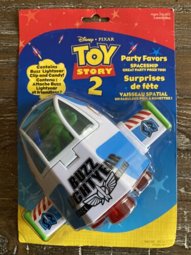 NEW Sealed TOY STORY 2 Buzz Lightyear Party Favor SPACESHIP 2002, Disney Rare!